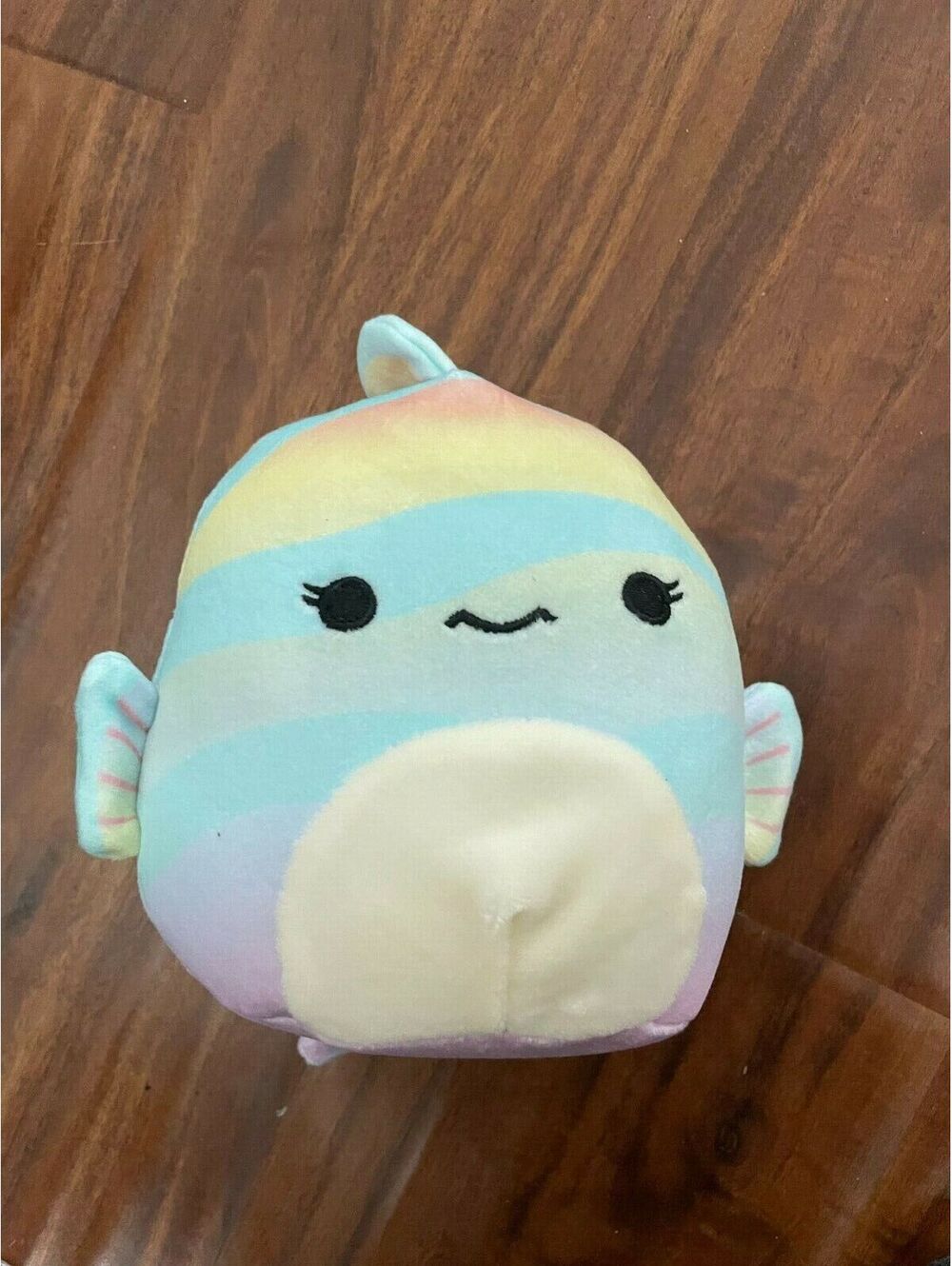 Squishmallow Mini 5” Fabiola the Rainbow Fish Plush Sealife Squad NWOT